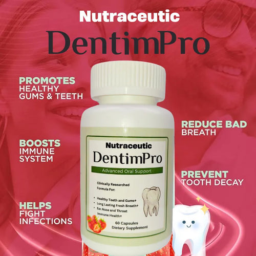 Oral Support Healthy Teeth and Gums, Long Lasting Fresh Breath. Ear, Nose and Throat Immune Health Dietary Supplements - 60 Capsules.                                                      ( Free Shipping )